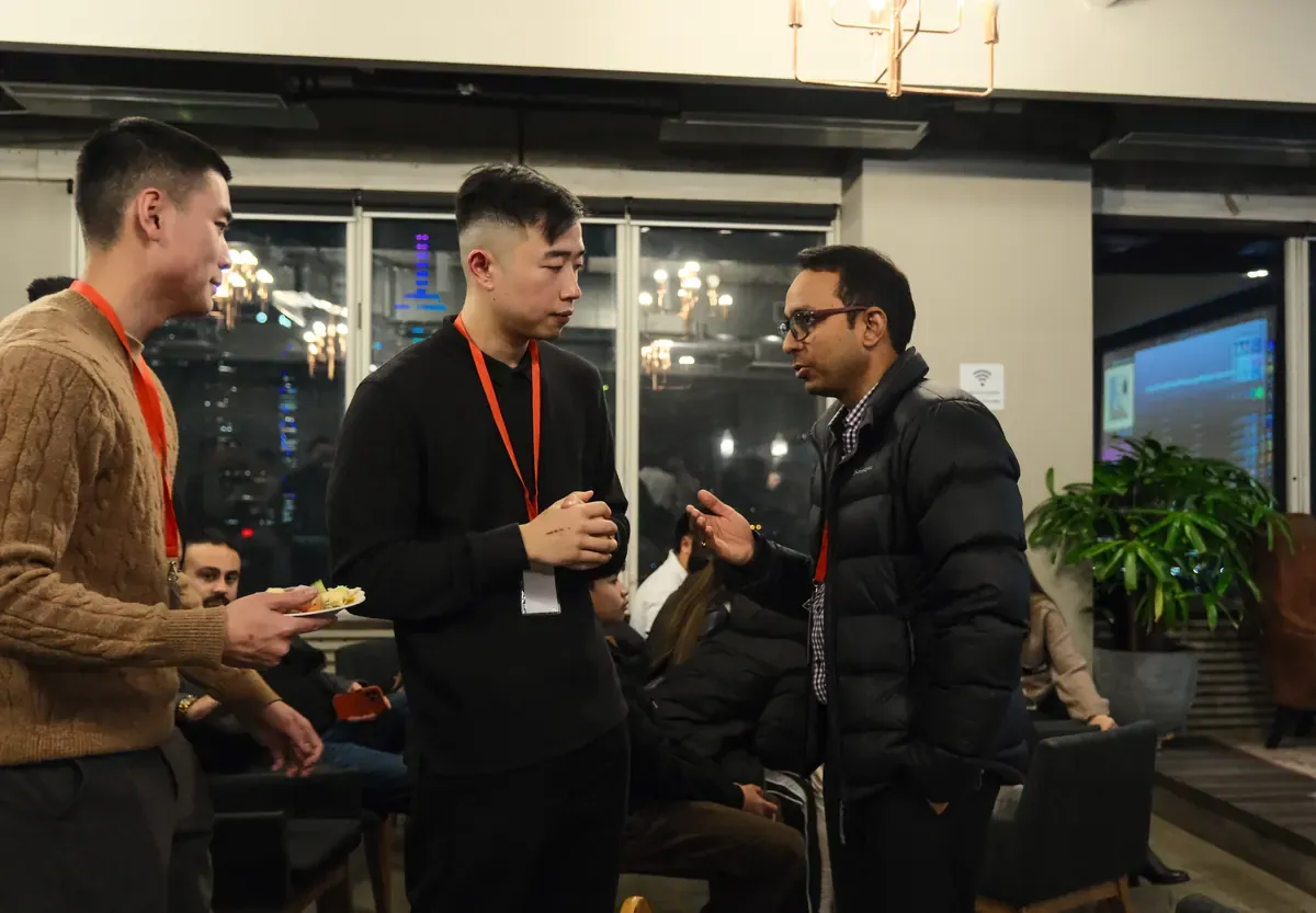 Terence Mok in conversation with members